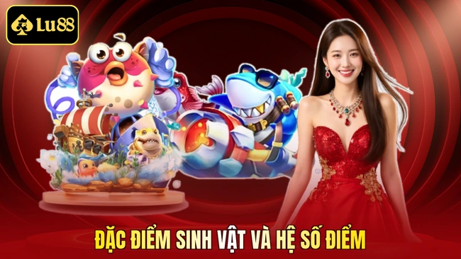 Đặc điểm sinh vật và hệ số điểm