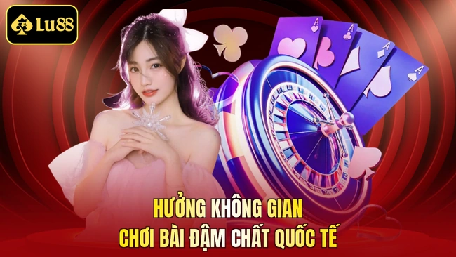 Hưởng không gian chơi bài đậm chất quốc tế