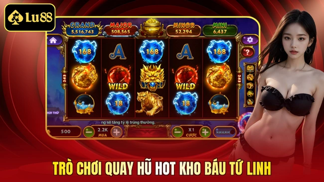 Trò chơi quay hũ hot Kho Báu Tứ Linh